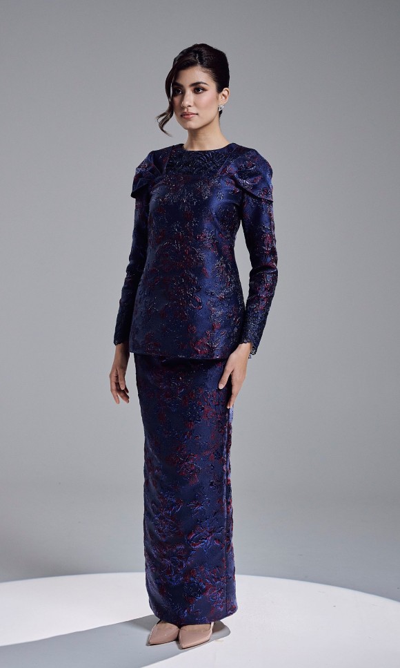 ALANEY KURUNG - NAVY ALANEY KURUNG - NAVY