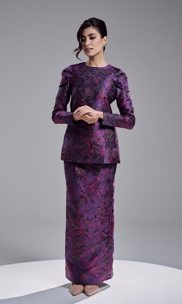ALANEY KURUNG - DARK PURPLE ALANEY KURUNG - DARK PURPLE