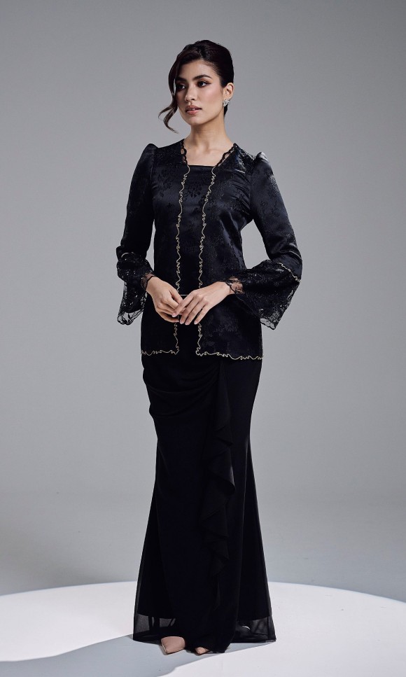 SARABIACA KURUNG - BLACK SARABIACA KURUNG - BLACK