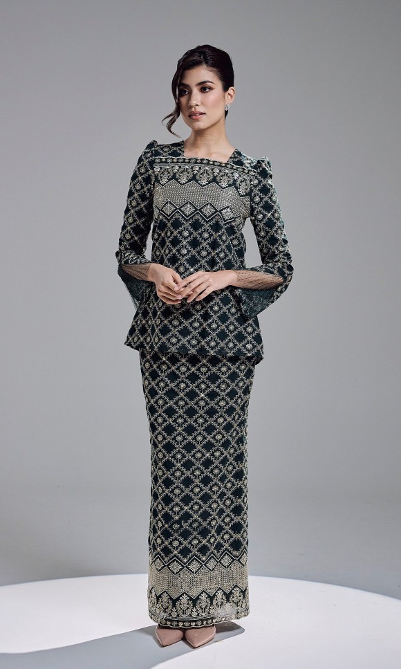 ESHANA KURUNG - DARK GREEN ESHANA KURUNG - DARK GREEN