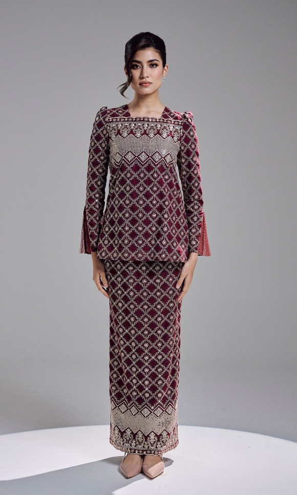 ESHANA KURUNG - BURGUNDY ESHANA KURUNG - BURGUNDY