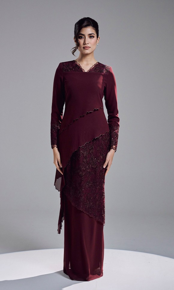 KAREETA DRESS - WINE KAREETA DRESS - WINE