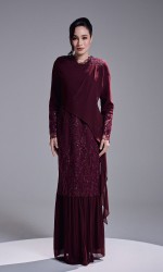 RANIA DRESS - WINE RANIA DRESS - WINE