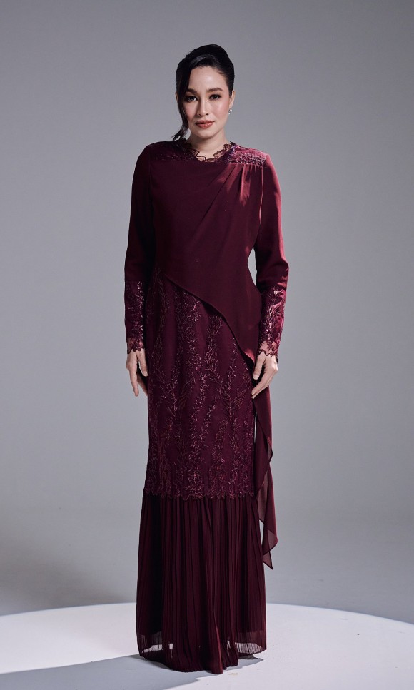 RANIA DRESS - WINE RANIA DRESS - WINE