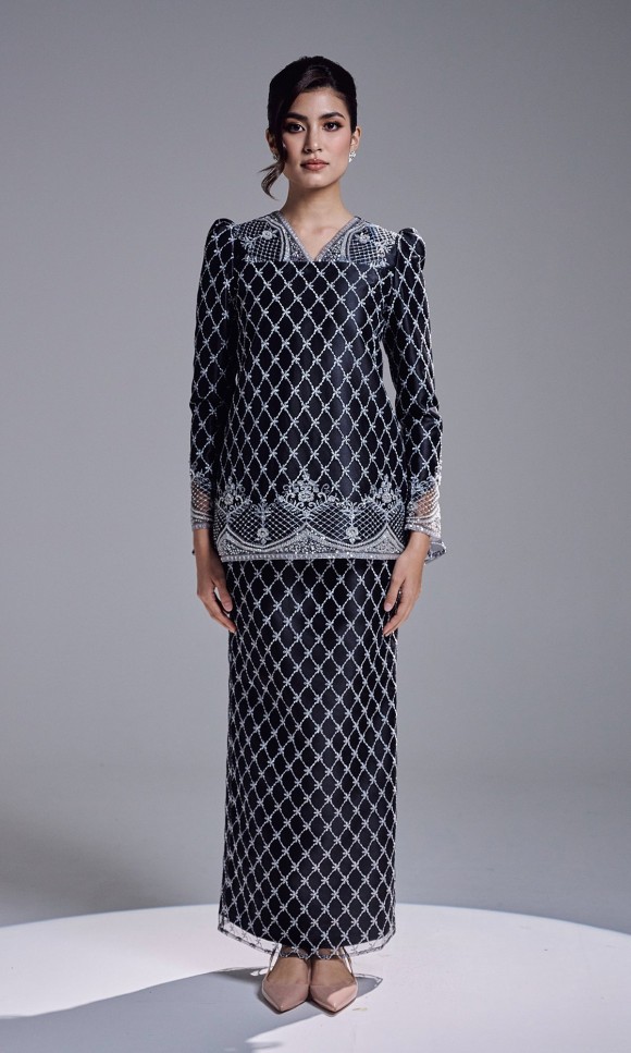 MAHARANI KURUNG - BLACK MAHARANI KURUNG - BLACK