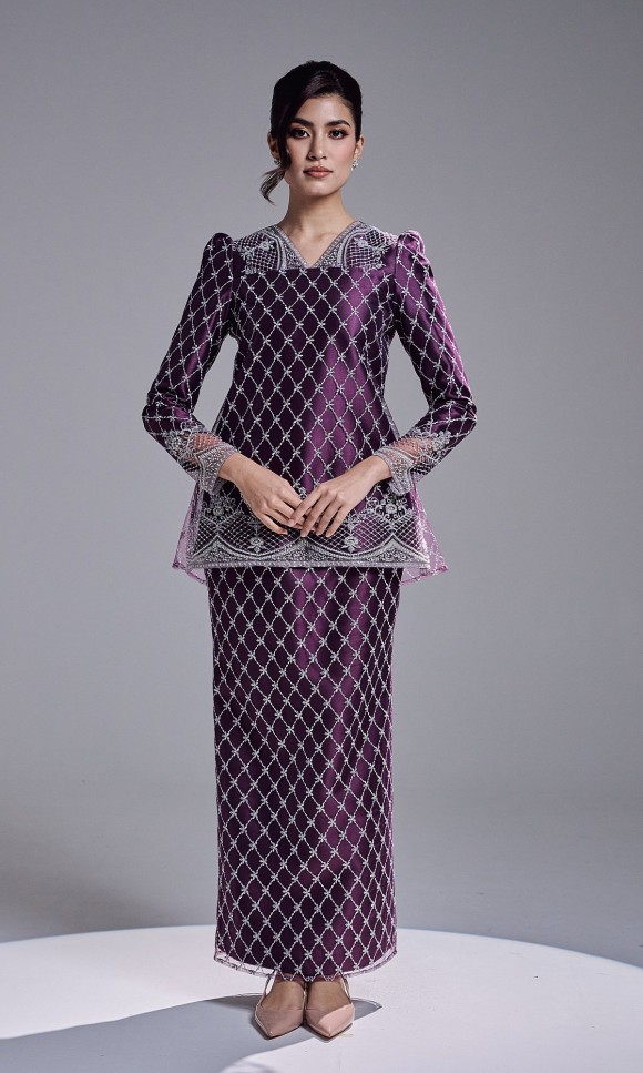 MAHARANI KURUNG - DARK PURPLE MAHARANI KURUNG - DARK PURPLE