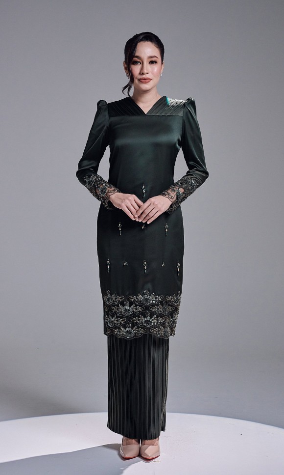 LUNAYA KURUNG - DARK OLIVE LUNAYA KURUNG - DARK OLIVE