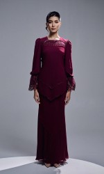 RAISHA KURUNG - BURGUNDY RAISHA KURUNG - BURGUNDY