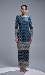 ELVIANA KURUNG - TEAL BLUE ELVIANA KURUNG - TEAL BLUE