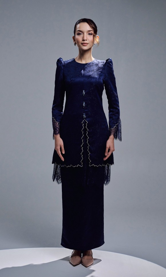 ELVARIN KURUNG - NAVY ELVARIN KURUNG - NAVY