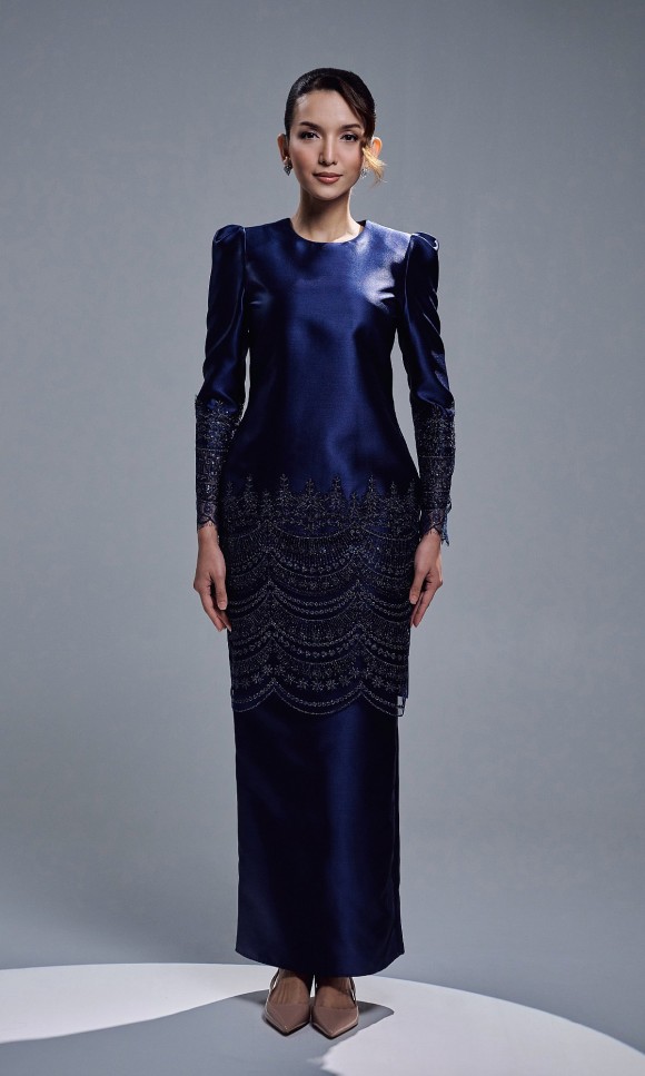 DAHLIA KURUNG - NAVY DAHLIA KURUNG - NAVY