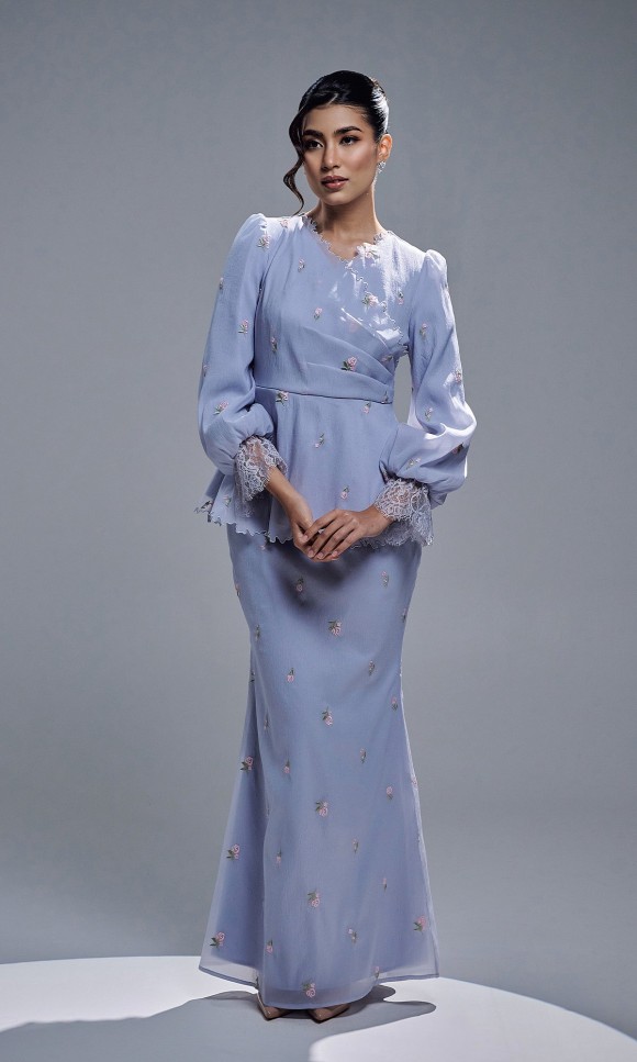 ESMIKA KURUNG - ASH BLUE ESMIKA KURUNG - ASH BLUE
