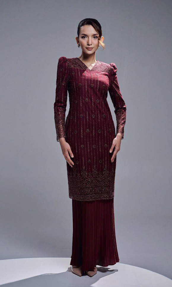 CLARISSA KURUNG - BURGUNDY CLARISSA KURUNG - BURGUNDY