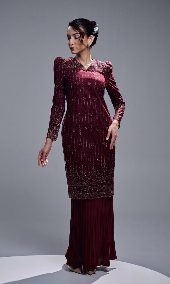 CLARISSA KURUNG - BURGUNDY CLARISSA KURUNG - BURGUNDY