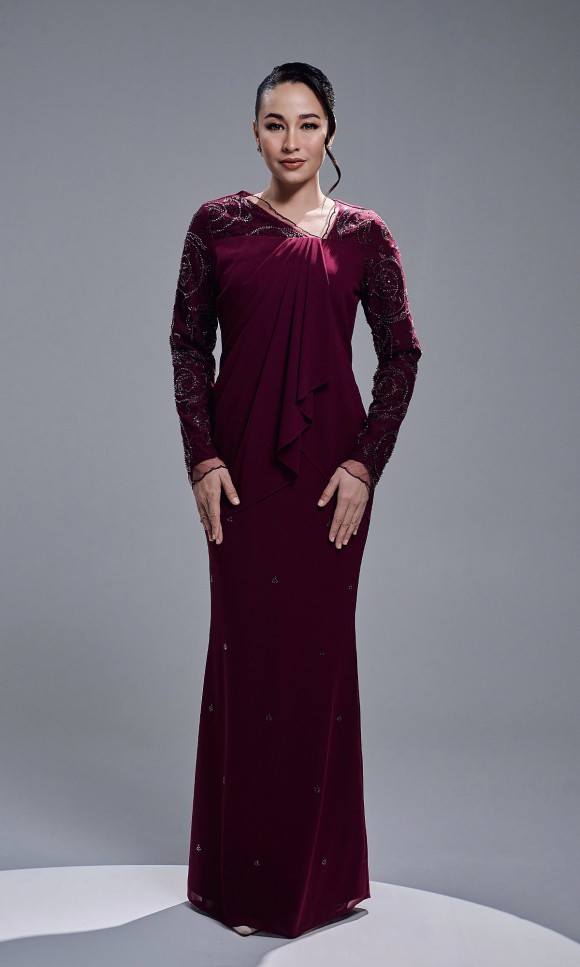 EYANIS DRESS - WINE EYANIS DRESS - WINE