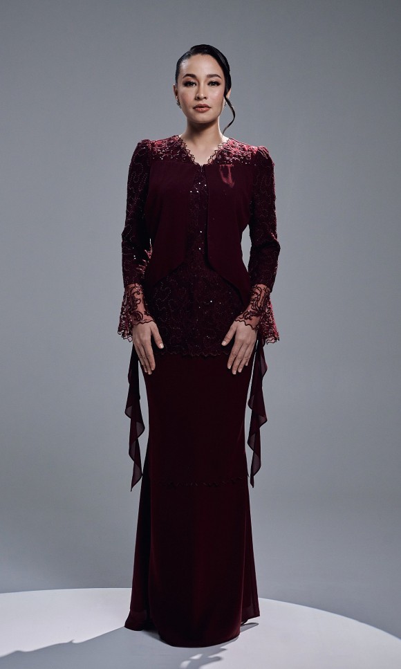 MIREYA DRESS - WINE MIREYA DRESS - WINE