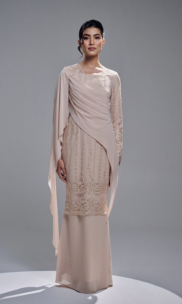 ESTIARA DRESS - CHAMPAGNE ESTIARA DRESS - CHAMPAGNE