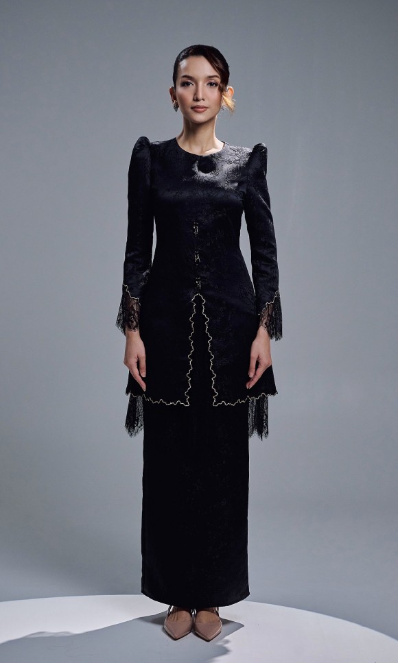 ELVARIN KURUNG - BLACK ELVARIN KURUNG - BLACK