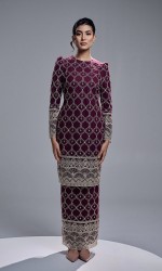 ELVIANA KURUNG - BURGUNDY ELVIANA KURUNG - BURGUNDY
