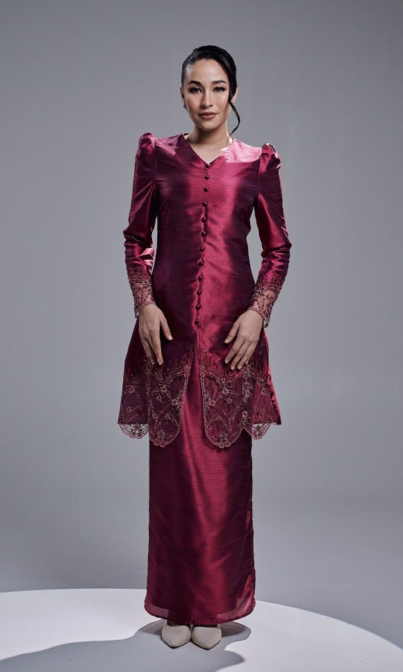 MAHSURI KURUNG - DARK FUSCHIA MAHSURI KURUNG - DARK FUSCHIA