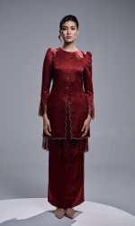 ELVARIN KURUNG - MAROON RED ELVARIN KURUNG - MAROON RED