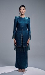 ELVARIN KURUNG - TEAL BLUE ELVARIN KURUNG - TEAL BLUE