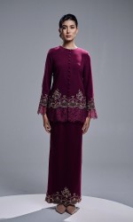 CAMERIA KURUNG - BURGUNDY CAMERIA KURUNG - BURGUNDY
