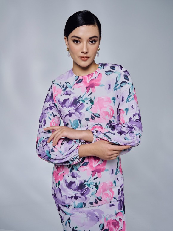 ASHAA KURUNG - PURPLE PINK ASHAA KURUNG - PURPLE PINK