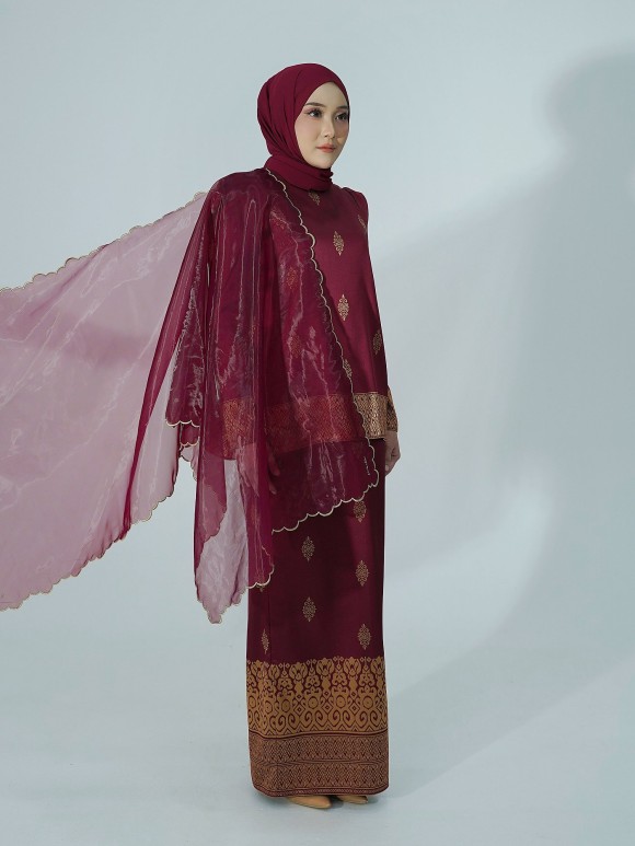 LOWELLE SELENDANG - MAROON LOWELLE SELENDANG - MAROON