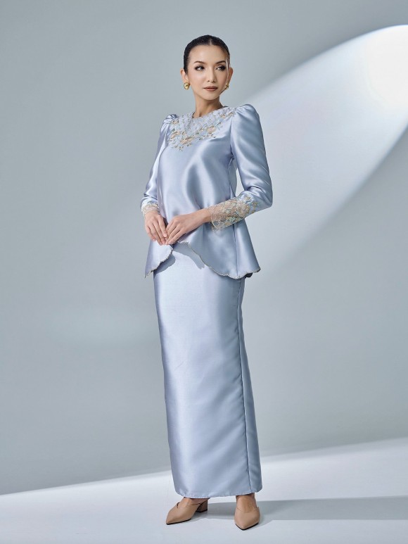 DIANY KURUNG - ASH BLUE DIANY KURUNG - ASH BLUE