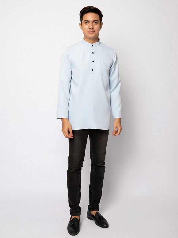 HELMICO KURTA BUTTON - BABY BLUE HELMICO KURTA BUTTON - BABY BLUE
