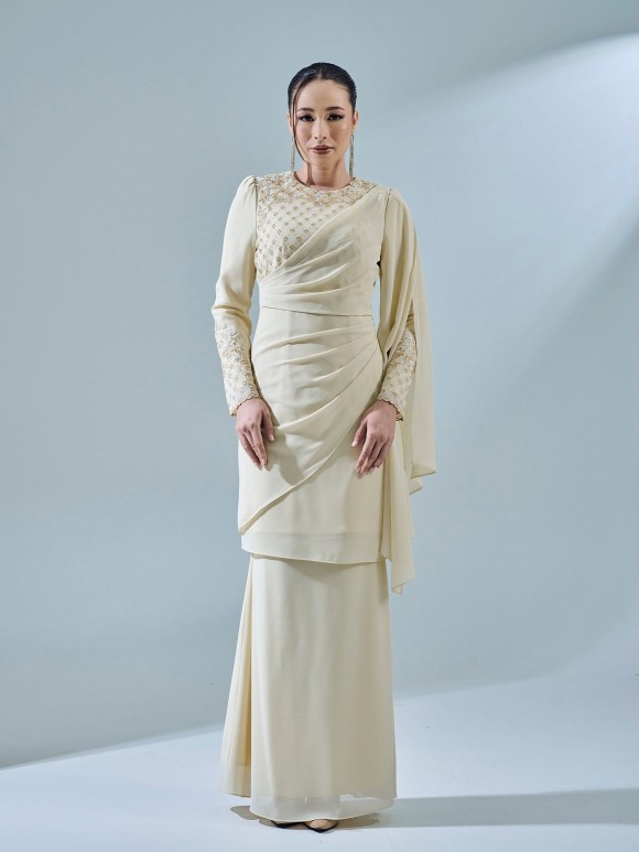 MISHELL KURUNG - SOFT YELLOW MISHELL KURUNG - SOFT YELLOW