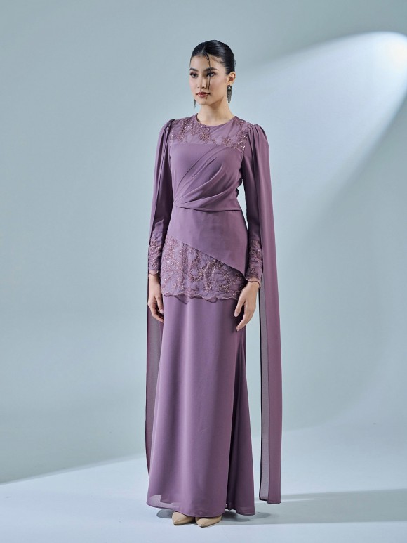 KESNIA DRESS - TWILIGHT MAUVE KESNIA DRESS - TWILIGHT MAUVE