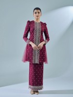 ELBRINA KURUNG - BURGUNDY ELBRINA KURUNG - BURGUNDY