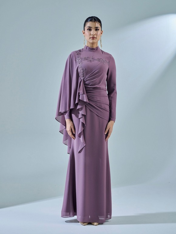 EMILA DRESS - TWILIGHT MAUVE EMILA DRESS - TWILIGHT MAUVE