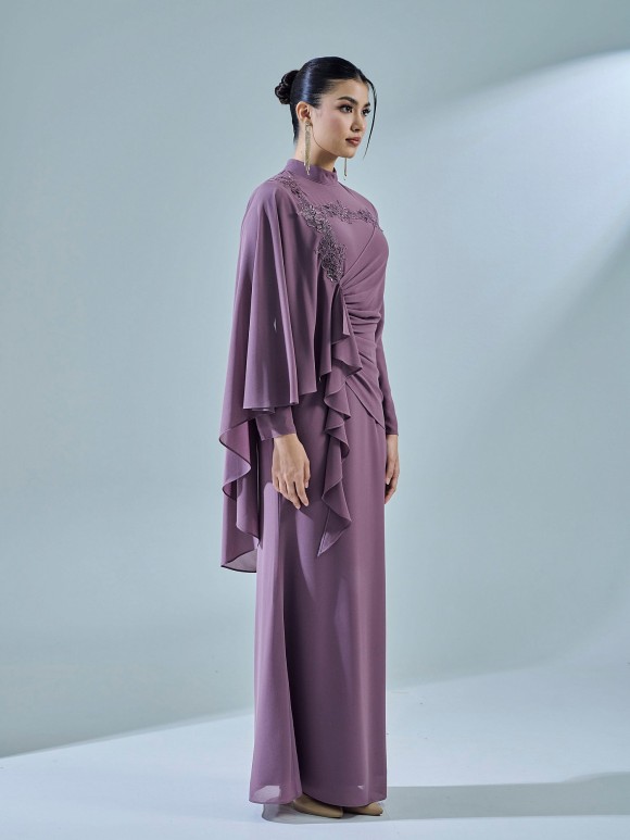 EMILA DRESS - TWILIGHT MAUVE EMILA DRESS - TWILIGHT MAUVE