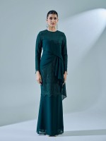 RAISA DRESS - EMERALD TEAL RAISA DRESS - EMERALD TEAL