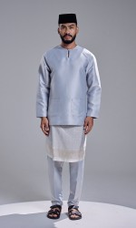 AZRAVI BAJU MELAYU - STEEL GREY AZRAVI BAJU MELAYU - STEEL GREY
