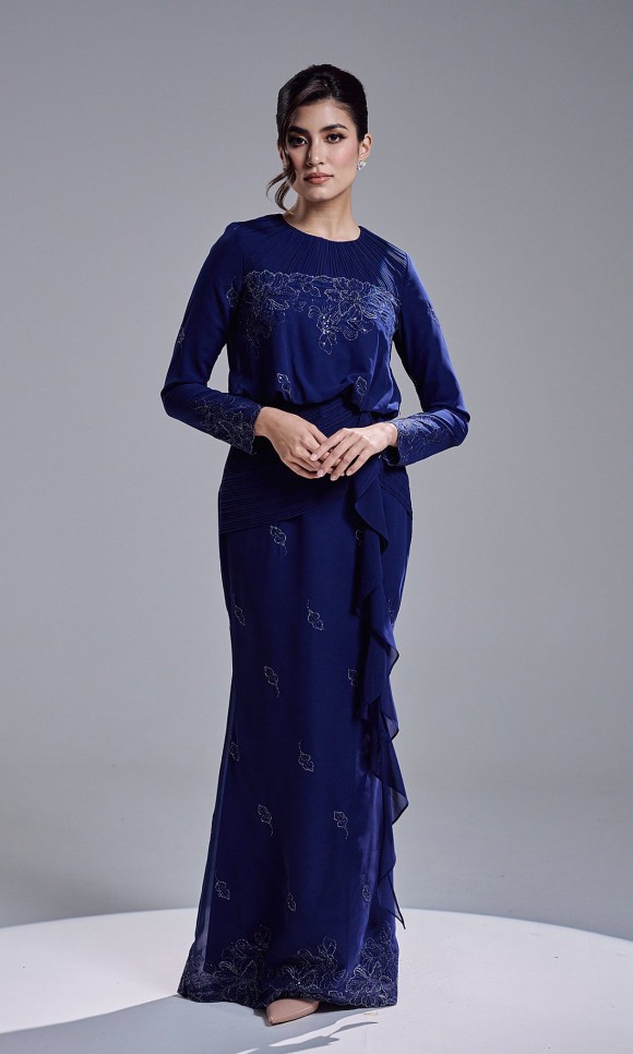 RESTA DRESS - NAVY BLUE RESTA DRESS - NAVY BLUE