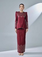WARDAH KURUNG - MAROON WARDAH KURUNG - MAROON