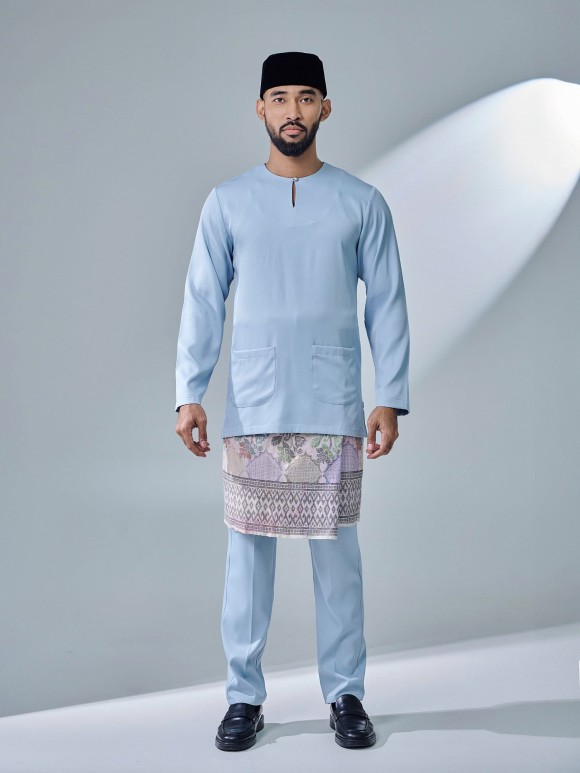 ANDIKA BAJU MELAYU - DUSTY BLUE ANDIKA BAJU MELAYU - DUSTY BLUE