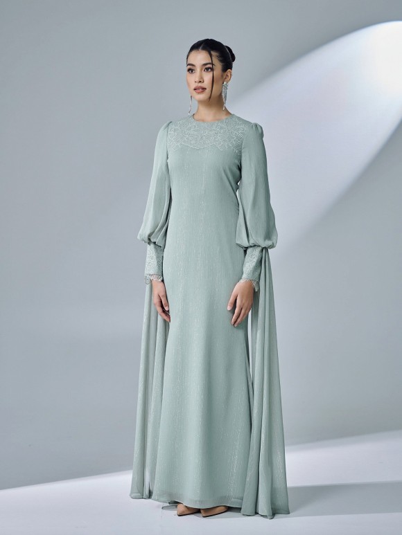 TIERA DRESS - SAGE GREEN TIERA DRESS - SAGE GREEN