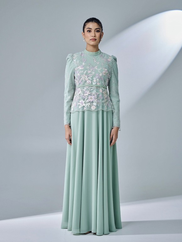 LOWELLA DRESS - SAGE GREEN LOWELLA DRESS - SAGE GREEN