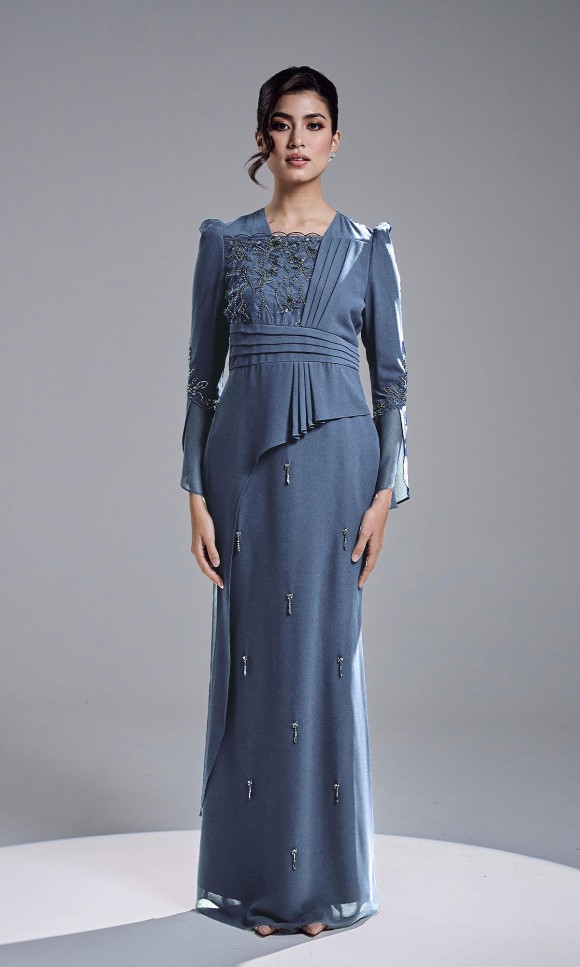 ARIYA DRESS - ASH BLUE ARIYA DRESS - ASH BLUE