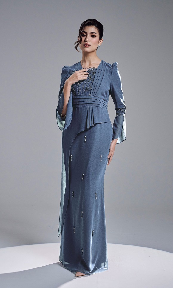 ARIYA DRESS - ASH BLUE ARIYA DRESS - ASH BLUE