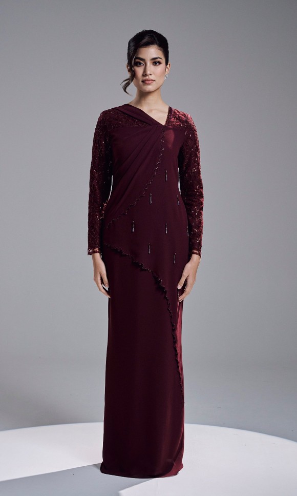 KASTIA DRESS - WINE KASTIA DRESS - WINE