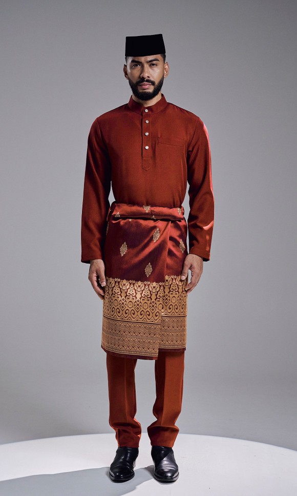 KHAREEF BAJU MELAYU - BURNT BRICK KHAREEF BAJU MELAYU - BURNT BRICK