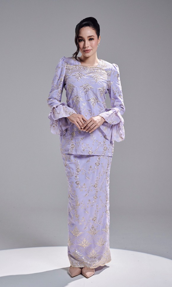 AMBER KURUNG - LILAC PURPLE AMBER KURUNG - LILAC PURPLE
