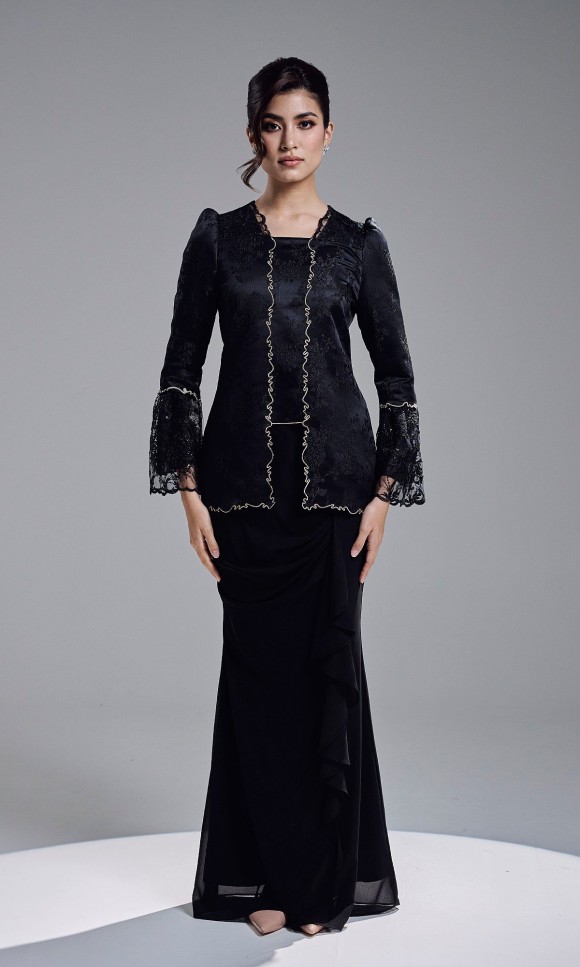 SARABIACA KURUNG - BLACK SARABIACA KURUNG - BLACK