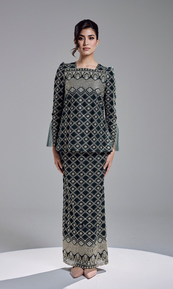 ESHANA KURUNG - DARK GREEN ESHANA KURUNG - DARK GREEN